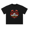 Soccer Fans Tribe Heavyweight Drop Shoulder Cotton T-Shirt