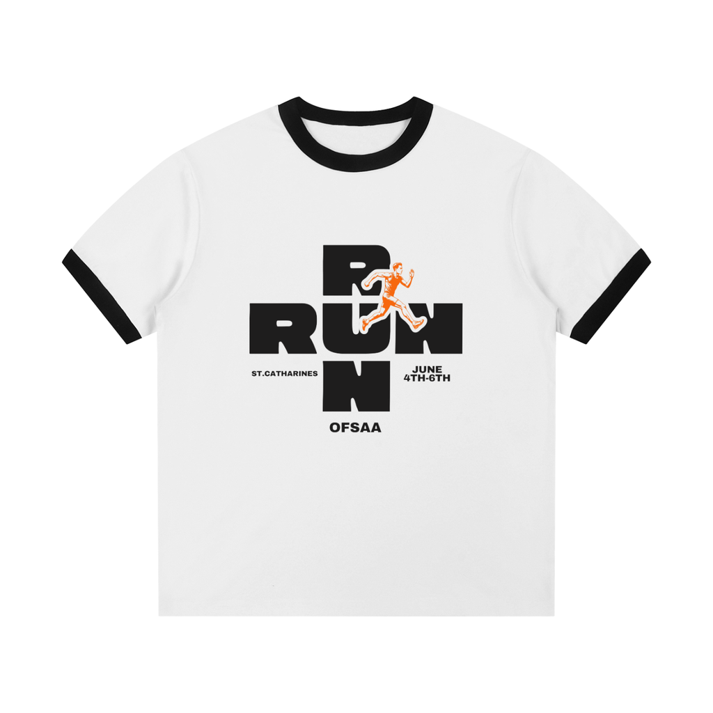 Contrast Edge Ribbed Crewneck T-Shirt (OFSAA Collection)