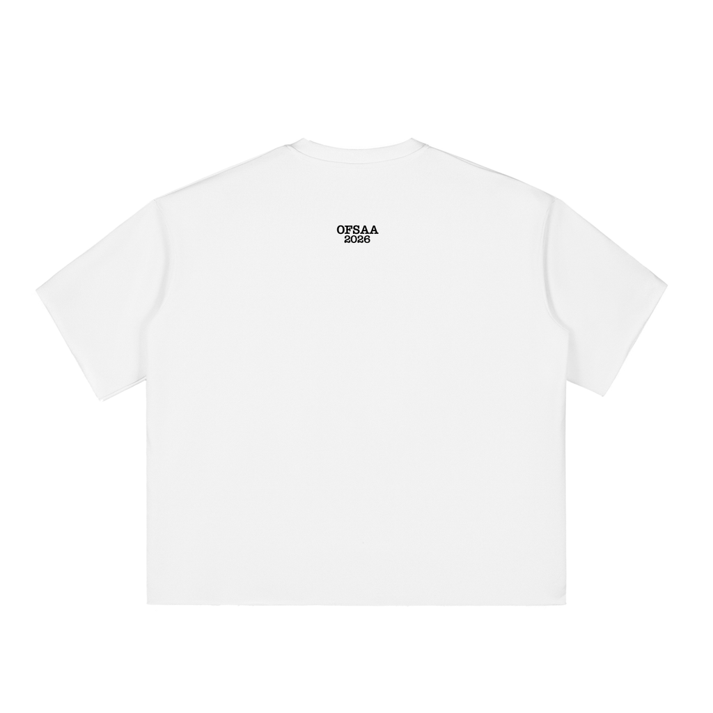 Boxy Half-Sleeve Raw-Edge T-Shirt (OFSAA 2026 Collection)
