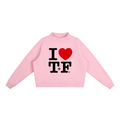 Essential Fleece Mock-Neck Crew Sweatshirt