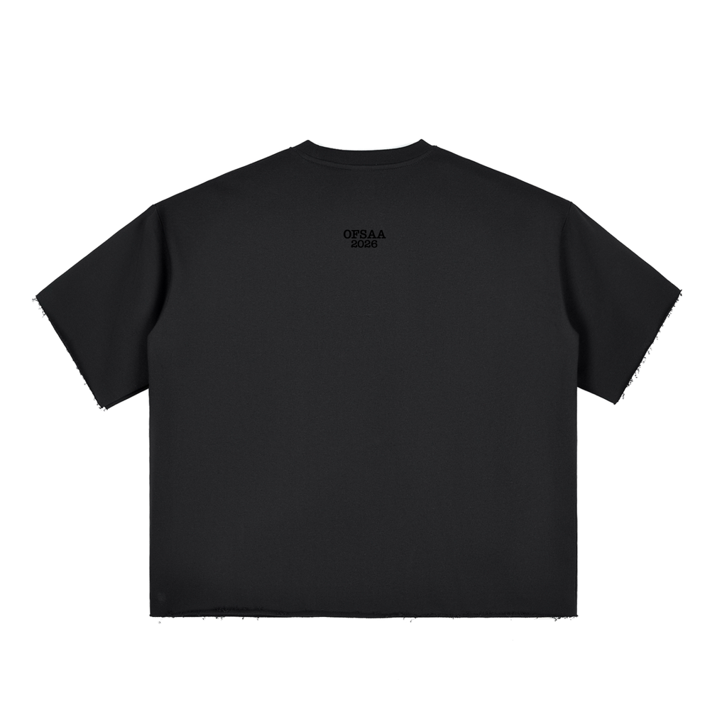 Boxy Half-Sleeve Raw-Edge T-Shirt (OFSAA 2026 Collection)