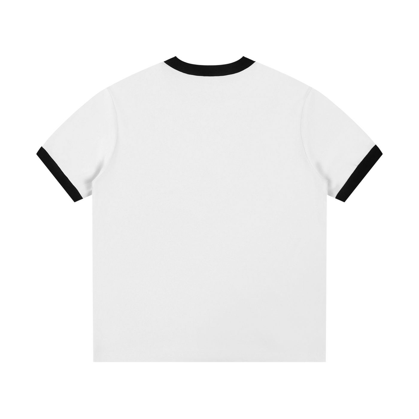 Contrast Edge Ribbed Crewneck T-Shirt (OFSAA Collection)