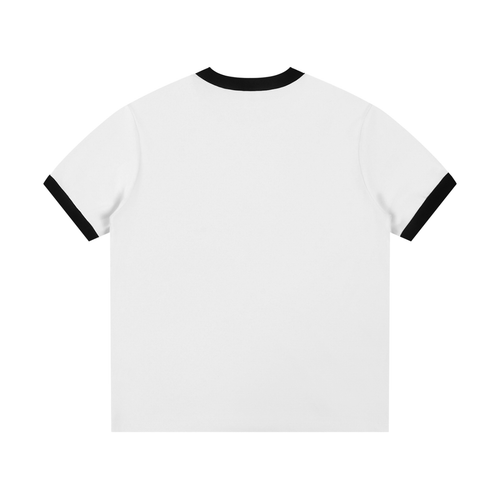 Contrast Edge Ribbed Crewneck T-Shirt (OFSAA Collection)